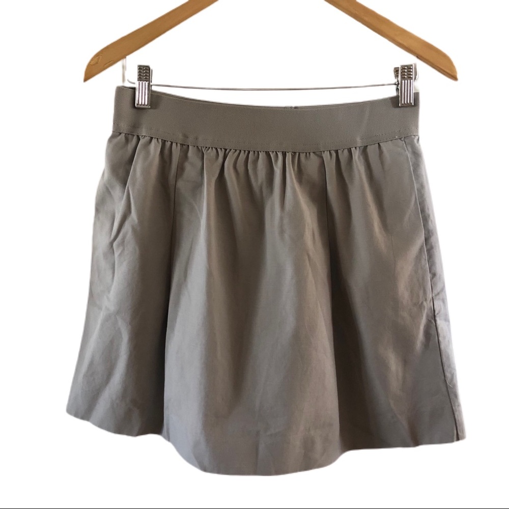 NWT J. Crew 100% Cotton Circle Skirt with Pockets Size 4